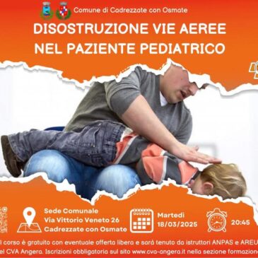 CORSO DISOSTRUZIONE VIE AEREE
