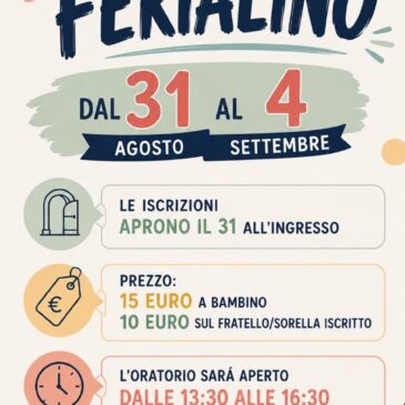 FERIALINO DI SETTEMBRE
